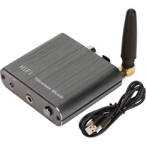 Récepteur Bluetooth sans Délai, Adaptateur Audio HiFi avec Sorties AUX, Optique et Coaxiale pour TV, Lecteur CD et Enceintes (1/5)