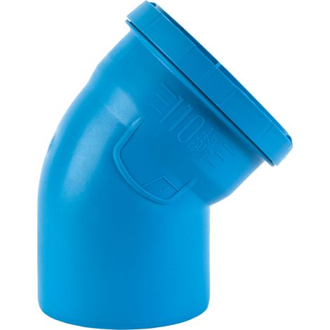 Marley Rohrbogen dBlue DN 90 30° schalldämmend 14 cm blau