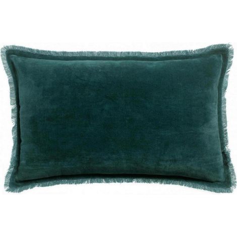 Coussin Décoratif Uni Coloris - Format Rectangulaire pour Salon et Chambre 30 x 50 cm - PANGIVO