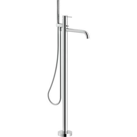 2-Wege-Einhebel-Außenteil für bodenstehende Badewanne. Nobili LIVE Serie WE00180/TCR  Verchromt - Messing