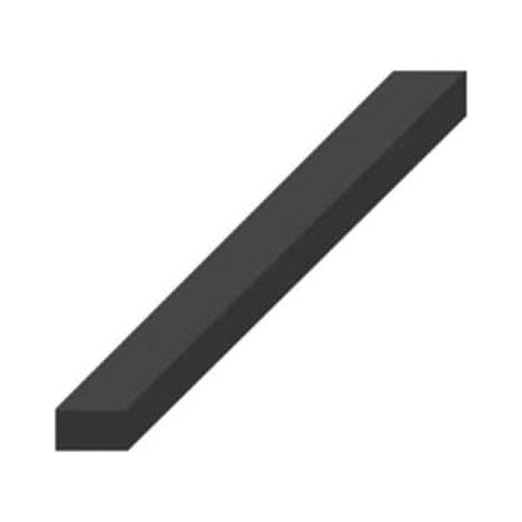banda de caucho EPDM esponjosa crujiente negro 4 lados de longitud 30x15mm 1m