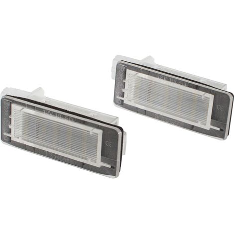 Renault Captur Espace IV Fluence Modus FL Scenic II III LED-Kennzeichenbeleuchtung, 2er-Set