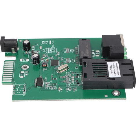 Émetteur-récepteur fibre optique 1000 Mbps 1310 nm double fibre monomode jusqu'à 20 km, port RJ45, émetteur-récepteur Ethernet fibre optique avec indicateurs LED (1/5)