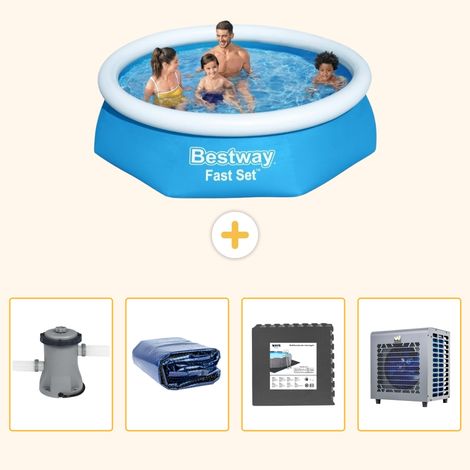 Bestway Bestway Fast Set Ronde - 244x61 cm - 5-pièces  S190 (1/5)