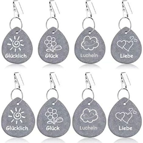 Bardusch-Lot 8 poids nappe fixation – maison/restaurant/mariage – décoration pique-nique – accessoires polyvalents (1/5)