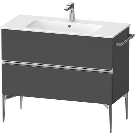 Duravit Sivida Waschtischunterbau, 2 Schubkästen, Griffleiste (1/4)