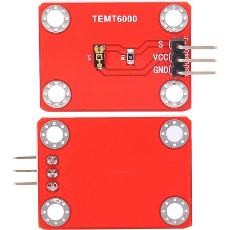 Module Capteur de Luminosité Analogique TEMT6000 Détection d'Intensité Lumineuse Plage de Mesure 1-5000 Lux (1/5)