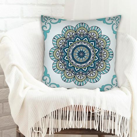Housse de coussin décorative salon déhoussable pour canapé lit salon chambre à coucher (1/5)
