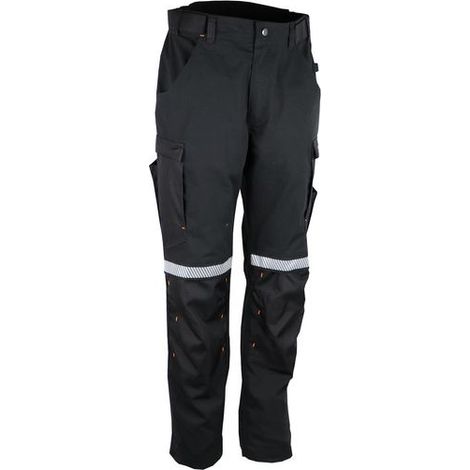 Pantalon de travail ripstop Petro Singer Safety Noir 3XL. (1/4)