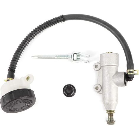 Maître cylindre arrière de pompe de frein hydraulique, acier inoxydable, matériau ABS, durable, léger, facile à installer, pièces de rechange pour 500 500cc 500GT (1/5)