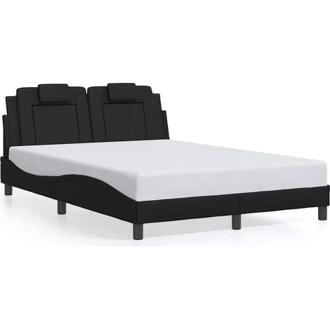Maison Exclusive - Giroletto Viana senza Materasso Nero 120x200 cm in Similpelle (1/5)