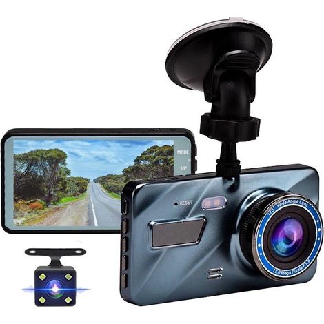 Ineasicer Caméra de Voiture Avant et arrière Dash Cam,enregistreur à Double Objectif,1080P Full HD,écran 3,0",Enregistrement en Boucle,capteur,Vision Nocturne,Grand Angle 140 ° Ineasicer (1/5)