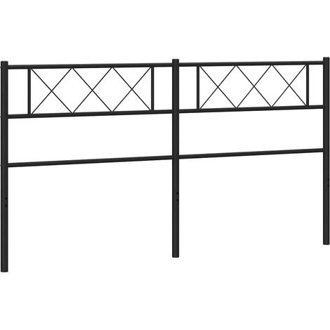 Maison Exclusive - Tête de lit de remplacement métal noir 160 cm