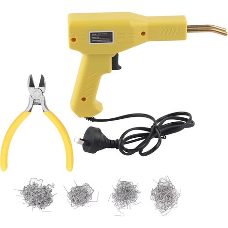 Agrafeuse chauffante 50 W pour garage, kit de réparation de pare-chocs de voiture, machine de soudage et de réparation, prise AU jaune 220 V (1/5)