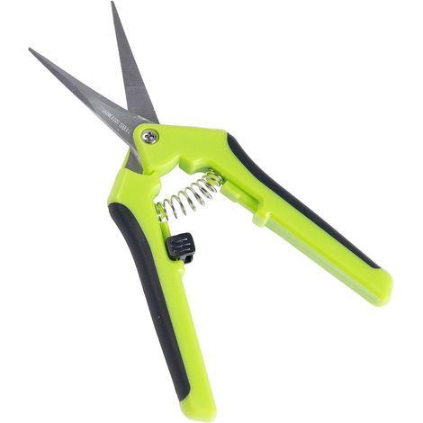 GROOFOO Sécateur de Jardinage à Main pour Bonsa,Ciseaux de Jardin de Haute Précision avec Lame Incurvée et Inoxydable (1/5)
