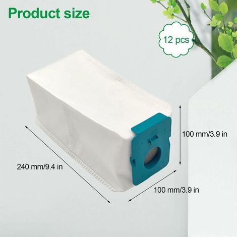 Bolsas para aspiradora Clean Station (12 unidades) para Samsung Bespoke Jet VCA-ADB95, VS20A95923W, bolsas de repuesto para aspiradora, accesorios para aspiradora (1/4)