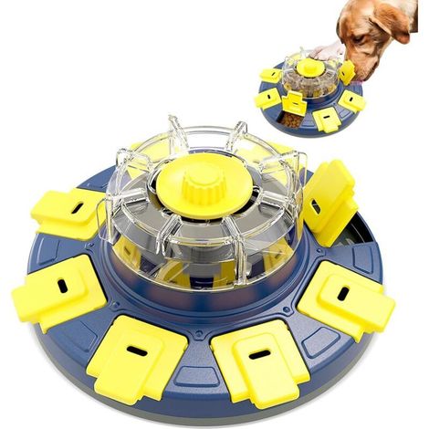 Jouet d'intelligence pour Chien, Jouet de Puzzle interactif pour Chiens de Petite, Moyenne et Grande Taille, Alimentation Lente pour Chiens, améliore l'intelligence du Chien (1/5)