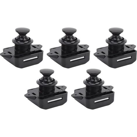 Loquet à bouton, poussoir, serrures pour camping, cars, yachts (1/5)