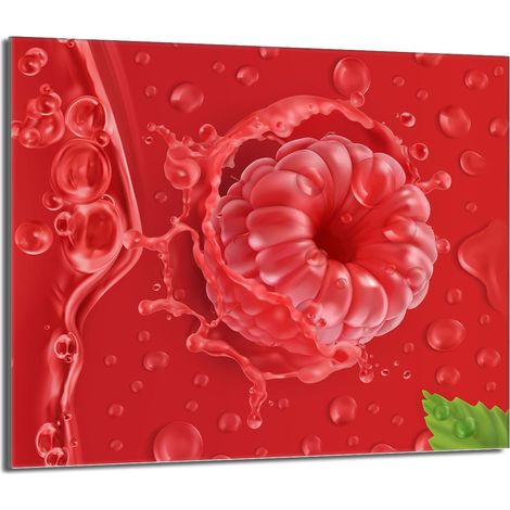 Glasschutzplatte für den Herd 60x52 Malina (1/5)