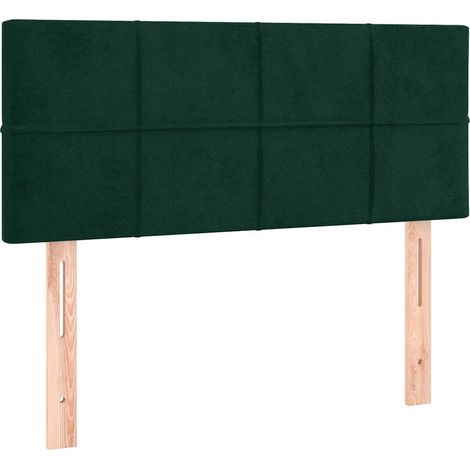 Maison Exclusive - Testiera Verde scuro 90x5x78/88 cm in Velluto (1/5)
