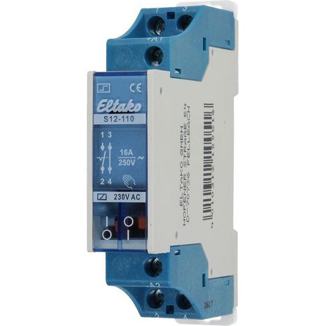 Eltako Pulsador Eléctrico S12-110-230V Interruptor eléctrico