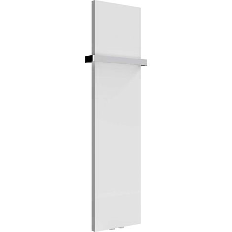 Reina Slimline Vertical Designer Radiator 1170mm H x 300mm W Textured Matt White (1/5)