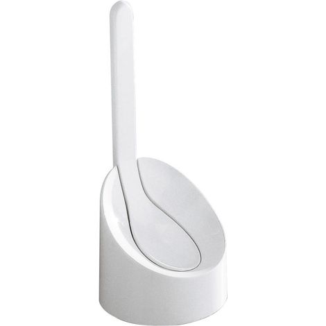 Escobillero Blanco De Resina Termoplástica Con Mechón De Pvc