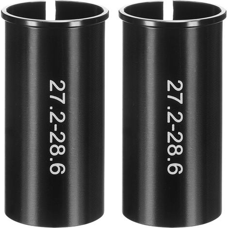 2Pcs Douille De Réduction Alliage pour Tige De Selle Vélo 27.2mm À 28.6mm Longueur 60mm Manchon Réducteur Aluminium pour Tige De Selle Conversion Adaptateur pour Mountain Bike (1/5)