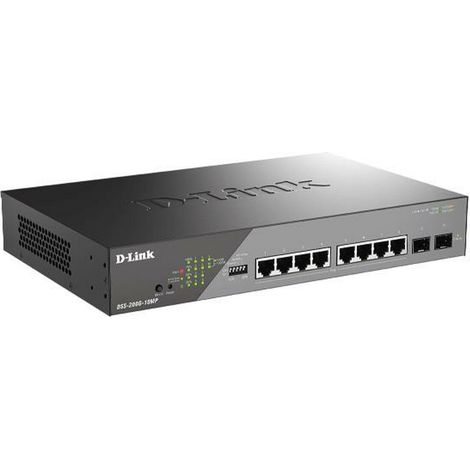 Intelligenter Switch D-Link DSS-200G-10MP/E 10 Ports PoE 130W (1/3)