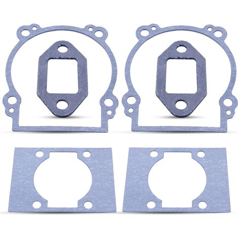 2Pcs Complete Gasket Set for Zenoah G3K G35L G4K G45L 3410 4310 Brush Cutter Trimmer Cylinder Muffler Carburetor Crankcase Gasket (1/5)