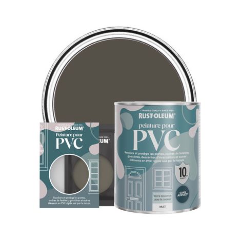 Peinture pour PVC, Finition Mate - Brun Terre (1/3)