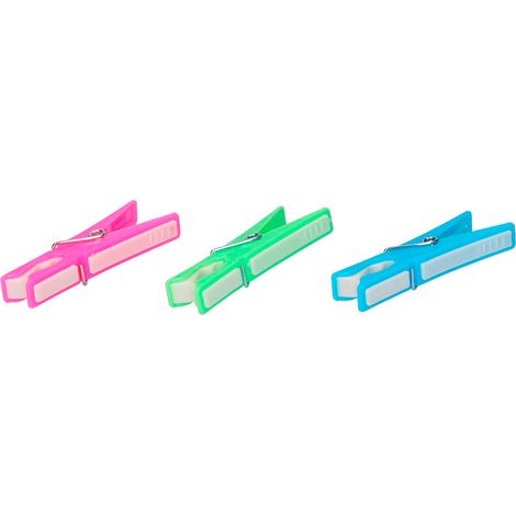 Pack de 12 Pinzas de Plástico Bi-Inyección EDM
