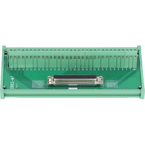 Connecteur d'interface mâle-femelle 3 rangées, adaptateur de bornier, module de répartition DC 60V DB62-G7 (1/5)