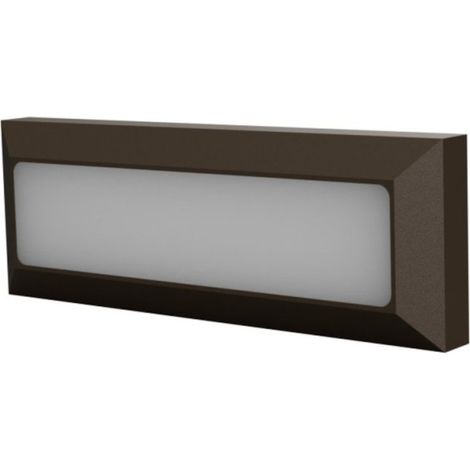 Segnapasso incasso lampadari bartalini ilovit 506 cct led ip65 termoplastico, colore corten