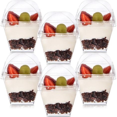 Dessert cups with lids 180ml set of 6 235492775 (1/5)
