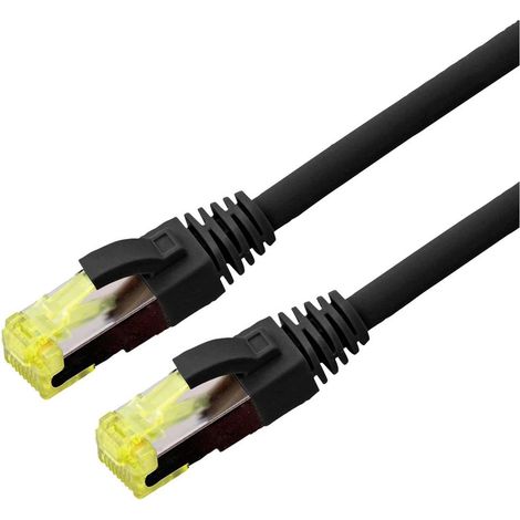Roline 21.15.0753 RJ45 Câble réseau, câble patch CAT 6a S/FTP 3 m noir 1 pc(s) (1/3)