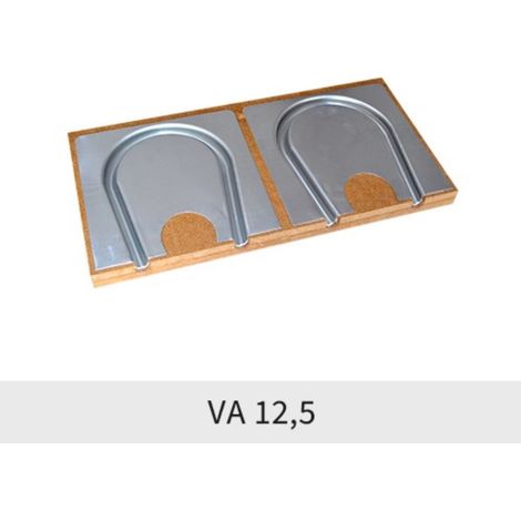 Umlenkplatte Holzfaser Alu, Verlegeabstand 12,5 cm, 250 x 500 x 30 mm, MC10000093