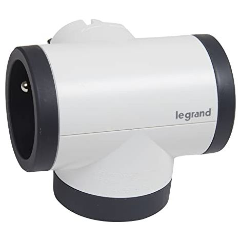 Legrand MOP FB multipresa 4 prese 2 porte USB bianco grigio (1/4)