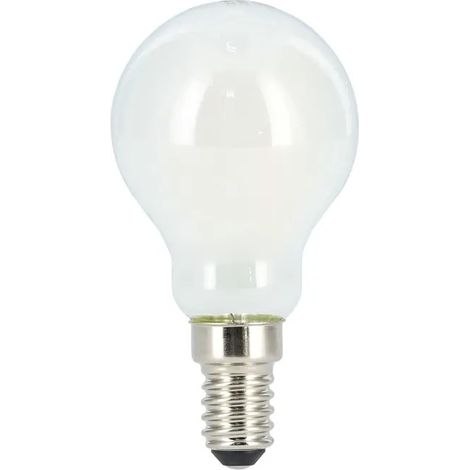 LAMPADINA A FILAMENTO LED, E14, 250 LM REP. 25 W, AMP. GOCCIA, OPACO, BIANCO CHD XAVAX