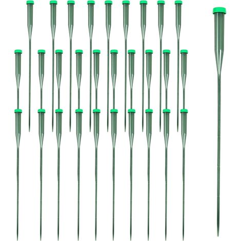 Tuyau d'eau floral vert Lot de 30 tuyaux d'eau en tige Fleuriste Fournit des fleurs coupées de soie Lili Récipient pour l'eau, roses, racines de pousses, avec bouchon, maintient (1/5)