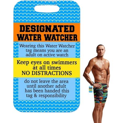 Panneaux de règles de piscine en plein air, Liste des badges de règles de piscine en acrylique, Accessoires de de sécurité aquatique, panneaux de rappel de sécurité créatifs, observateur d'eau (1/5)