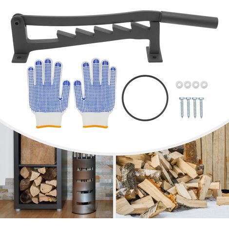 YISSALE-Manueller Holzspalter, manueller Wandholzspalter, tragbarer Holzspalter 56,7 cm, manuelles Spaltwerkzeug, Spaltwerkzeug für Camping im Freien (1/5)