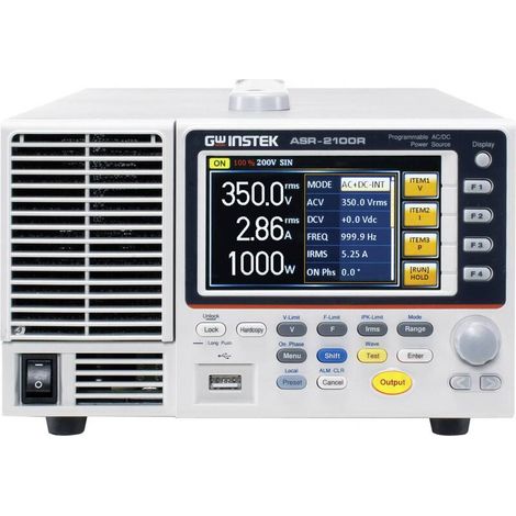 [GEBRAUCHT] B-Ware GW-Instek Labornetzgerät Netzteil ASR-2100R 1000W 1 Ausgang GPIB RS232 (1/2)