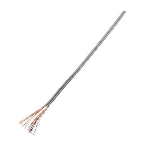 FIL DE CÂBLAGE CONRAD COMPONENTS 93030C505 2 X 0.75 MM² GRIS 20 M