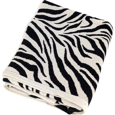 Drap de bain absorbant 100% coton 85x200cm ZEBRA Zèbre 85x200 cm (1/5)
