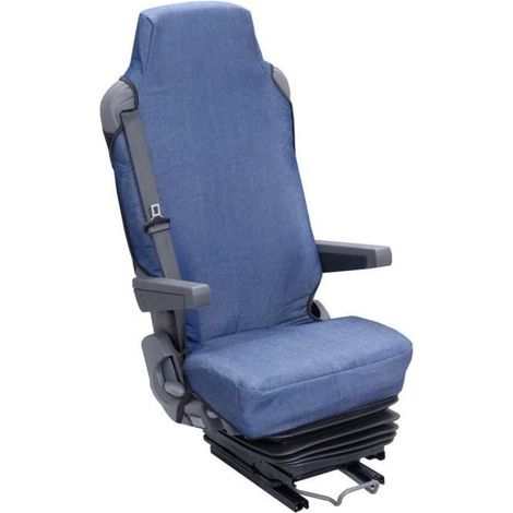 Funda universal HTC EQUIPAMIENTOS - Para asiento de camión - Algodón acolchado de tela vaquera 100% algodón