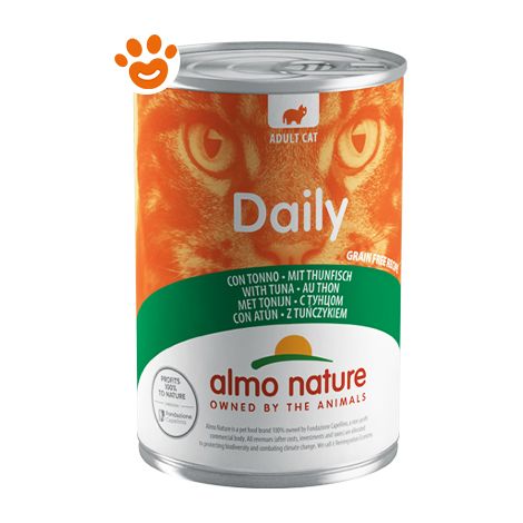 Almo Cat Daily con Tonno - Almo Cat Daily con Tonno - Lattina Da 400 Gr (1/2)
