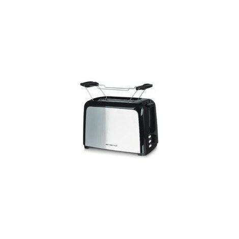 Emerio TO-123924 tostapane nero acciaio inossidabile 750W