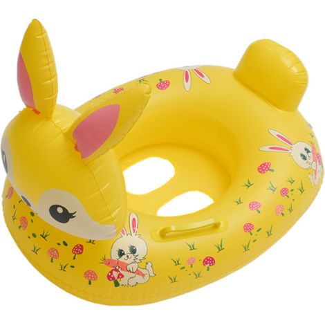 FENOPLASTICABouée de natation bébé gonflable - Modèles animaux mignons, siège intégré, 0-5 ans (1/3)