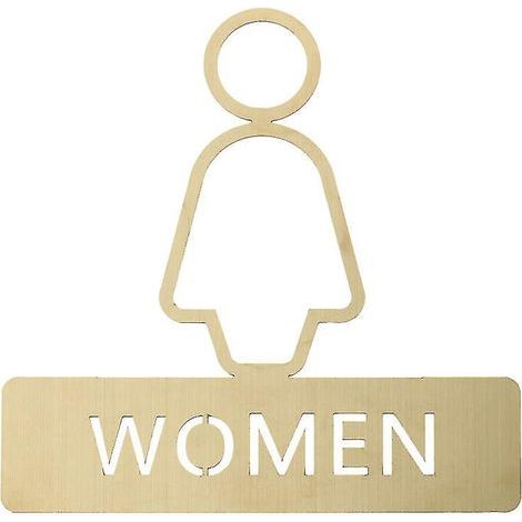 1 panneau d'identification des toilettes (1/3)